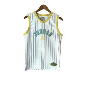 Rare Vintage Nike Air Jordan Carmelo Anthony #15‎ Basketball Jersey  L Nuggets